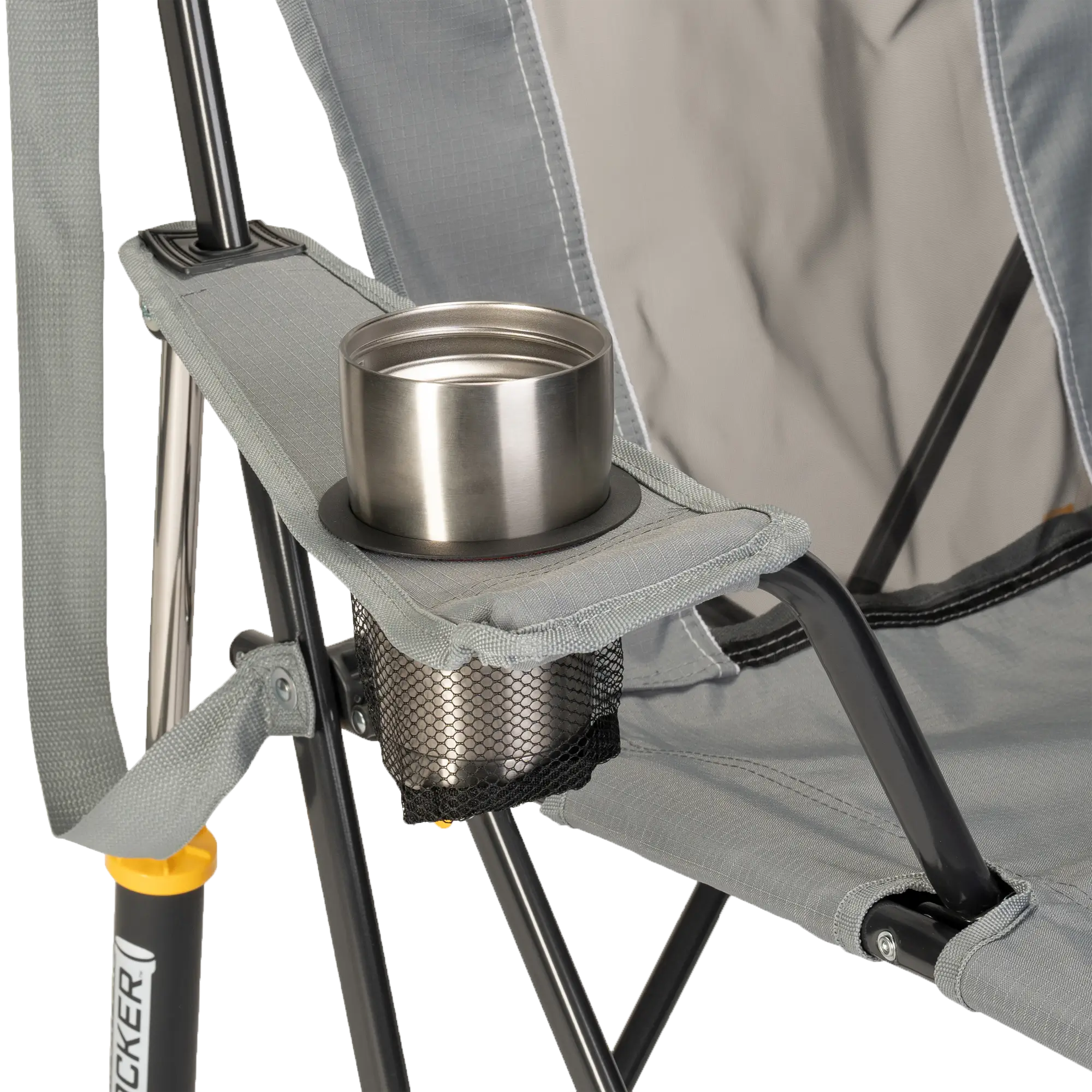 Smooth Motion Comfort Pro Rocker - Choice 375 - Freestyle Rocker Portable Outdoor Folding Chair Detail