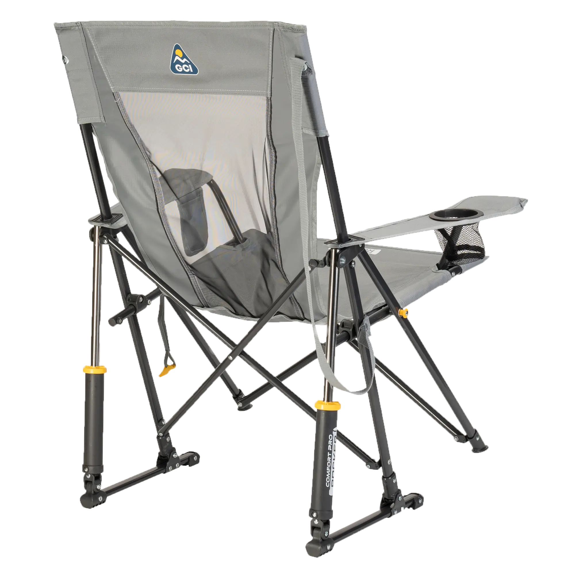 Smooth Motion Comfort Pro Rocker - Choice 375 - Freestyle Rocker Portable Outdoor Folding Chair Detail