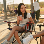 Micro-Folding Comfort Quad Chair - Choice 989 - Pico Compact Folding Camp Chair with Carry Bag Detail