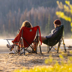 Patented Spring-Action Puff Rocker - Choice 731 - Freestyle Rocker Portable Outdoor Folding Chair Detail