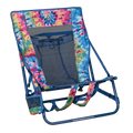Backpack Travel Everywhere Chair 2 - Choice 656 - Portable Heavy-Duty Low Boy Chair for Ocean Side - Tie Dye