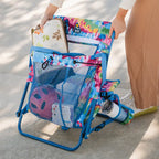 Backpack Travel Everywhere Chair 2 - Choice 656 - Portable Heavy-Duty Low Boy Chair for Ocean Side Detail