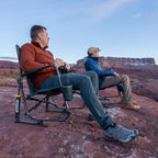Patented Spring-Action FirePit Rocker - Choice 737 - Patented Spring-Action Rocking Chair for Camping Detail