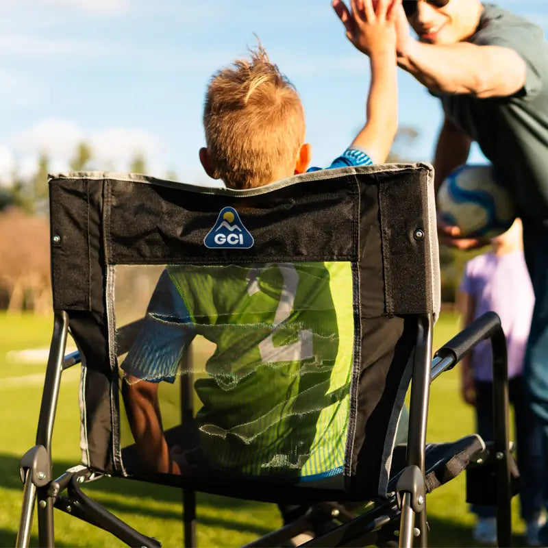 Patented Spring-Action Freestyle Rocker - Choice 711 - Patented Spring-Action Rocking Chair for Camping Detail