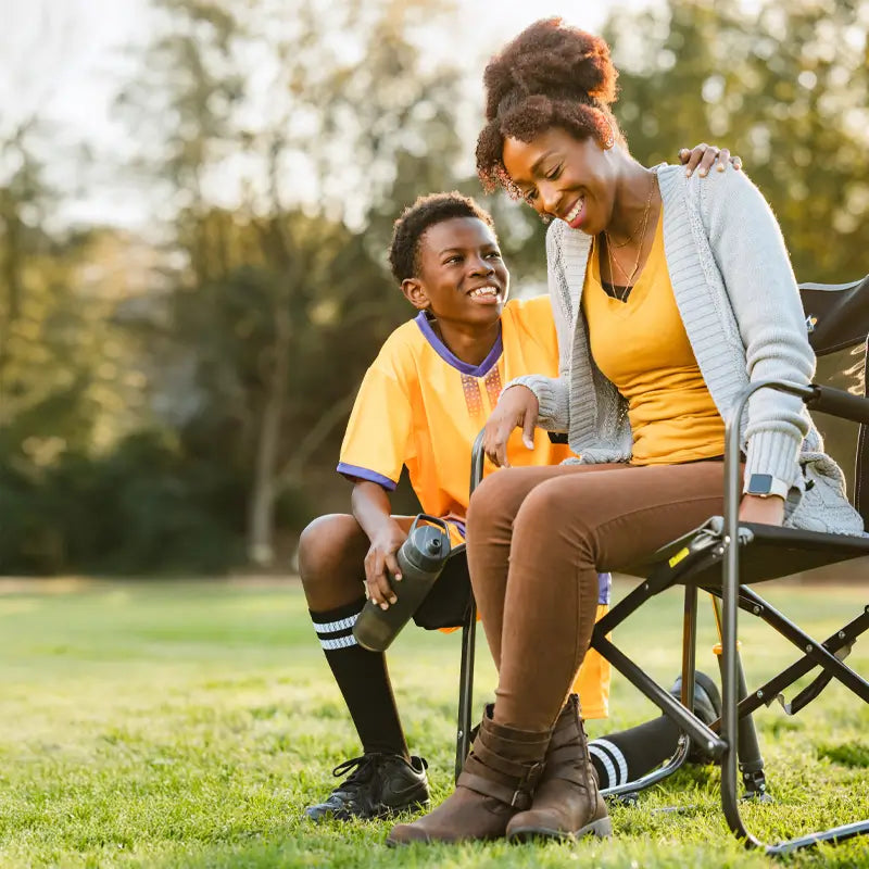Patented Spring-Action Freestyle Rocker - Choice 711 - Patented Spring-Action Rocking Chair for Camping Detail