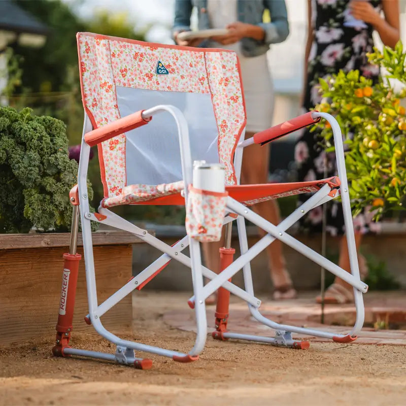 Patented Spring-Action Freestyle Rocker - Choice 711 - Patented Spring-Action Rocking Chair for Camping Detail