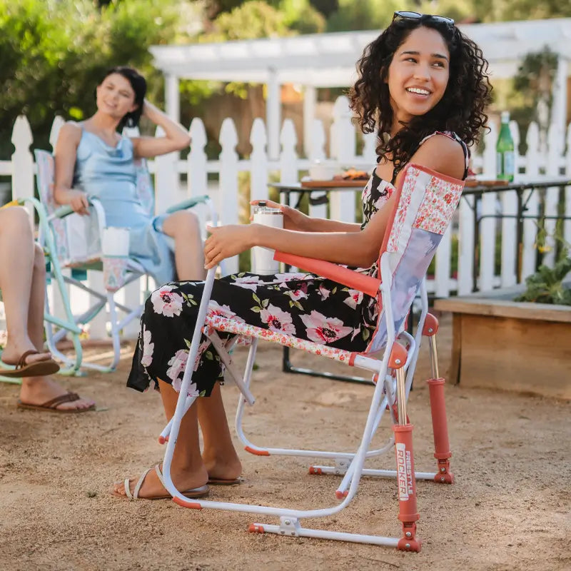 Patented Spring-Action Freestyle Rocker - Choice 711 - Patented Spring-Action Rocking Chair for Camping Detail