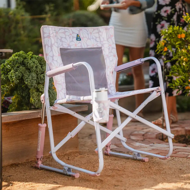 Patented Spring-Action Freestyle Rocker - Choice 711 - Patented Spring-Action Rocking Chair for Camping Detail