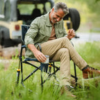 Patented Spring-Action Freestyle Rocker - Choice 711 - Patented Spring-Action Rocking Chair for Camping Detail