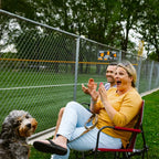 Patented Spring-Action Freestyle Rocker - Choice 711 - Patented Spring-Action Rocking Chair for Camping Detail