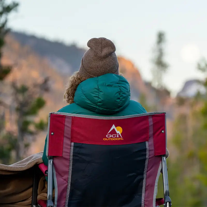 Patented Spring-Action Freestyle Rocker - Choice 711 - Patented Spring-Action Rocking Chair for Camping Detail