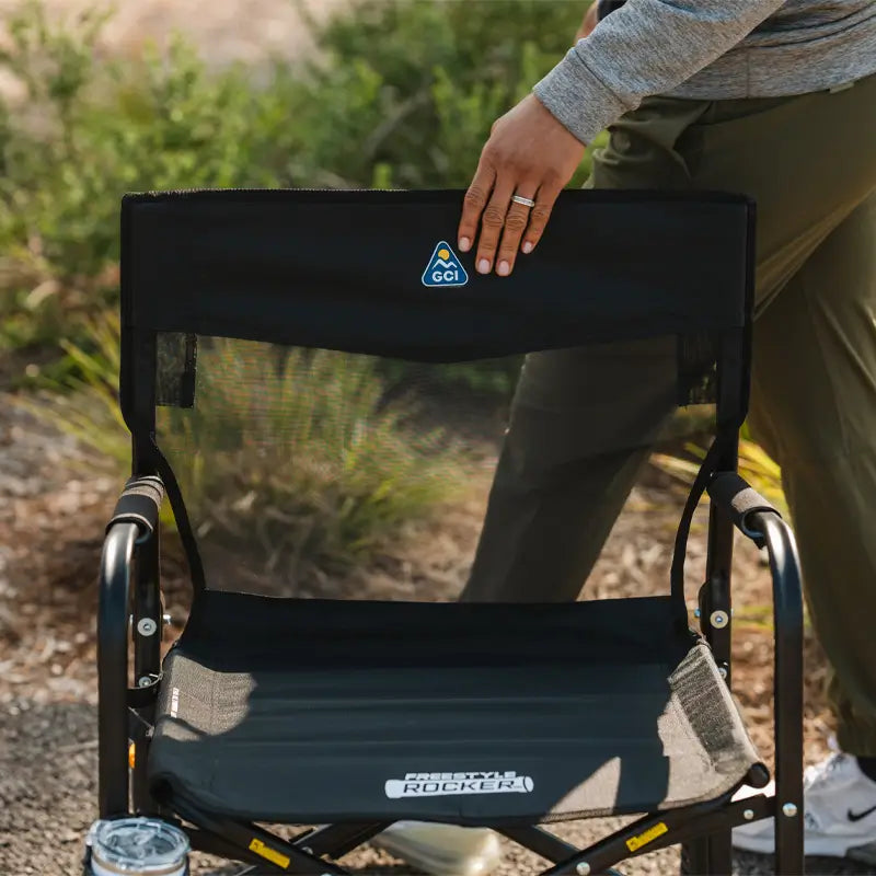 Heavy-Duty Freestyle Freestyle Rocker Elite - Choice 460 - RoadTrip Rocker Smooth Motion Camp Chair Detail