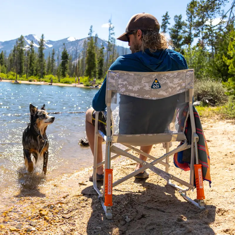 Heavy-Duty Freestyle Freestyle Rocker Elite - Choice 460 - RoadTrip Rocker Smooth Motion Camp Chair Detail
