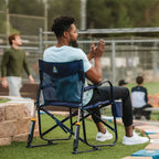 Heavy-Duty Freestyle Freestyle Rocker Elite - Choice 460 - RoadTrip Rocker Smooth Motion Camp Chair Detail