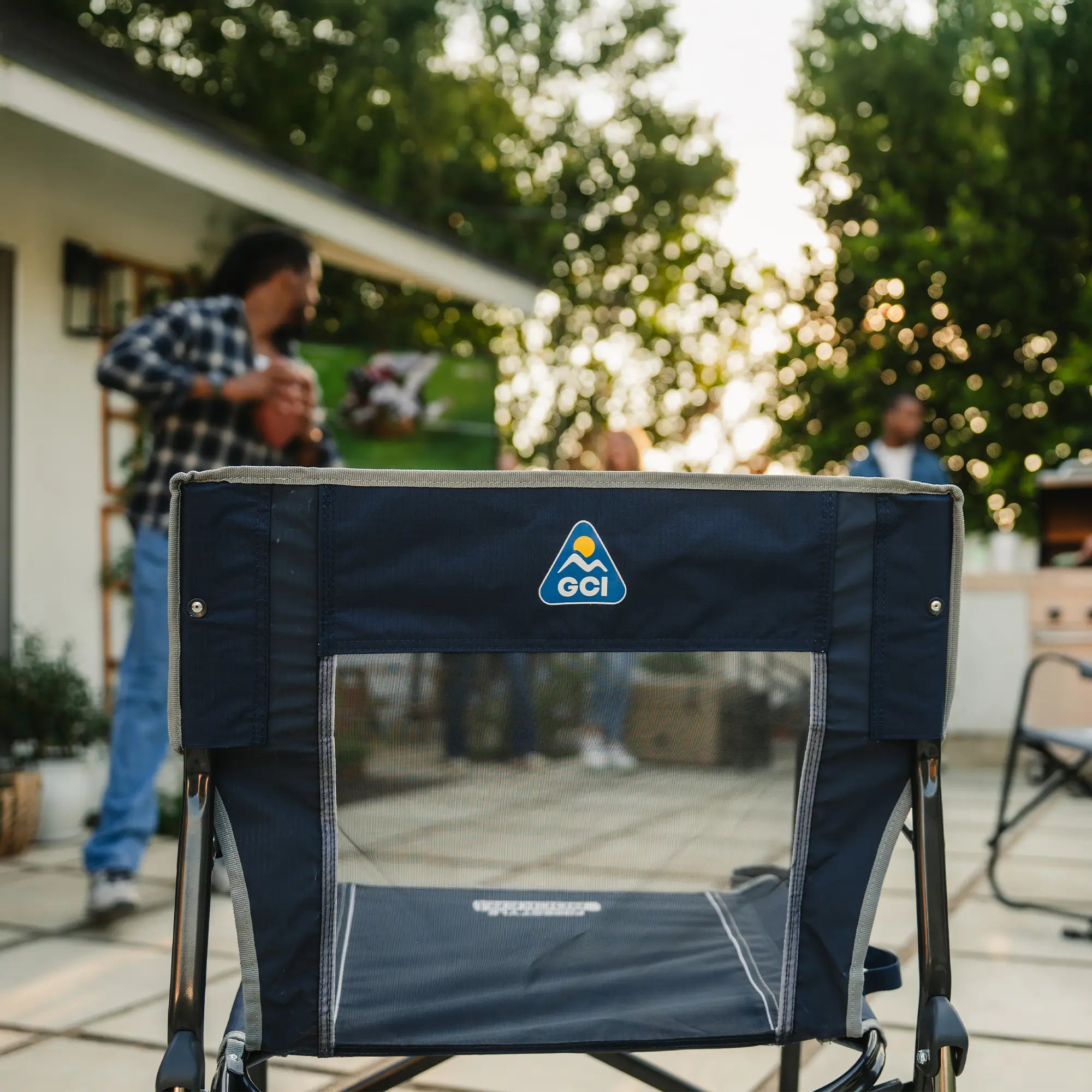Patented Spring-Action Freestyle Rocker - Choice 711 - Patented Spring-Action Rocking Chair for Camping Detail