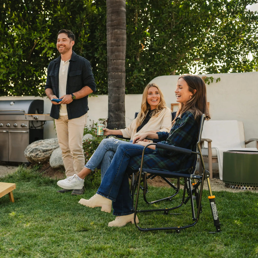 Patented Spring-Action Freestyle Rocker - Choice 711 - Patented Spring-Action Rocking Chair for Camping Detail