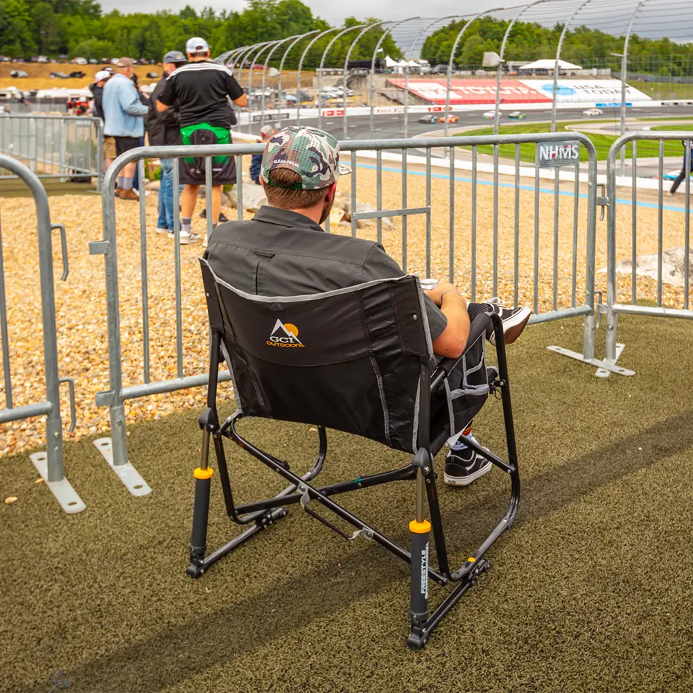 Heavy-Duty Freestyle Freestyle Rocker XL - Choice 552 - Patented Spring-Action Rocking Chair for Camping Detail