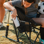 Patented Spring-Action Pod Rocker Elite - Choice 832 - Freestyle Rocker Portable Outdoor Folding Chair Detail