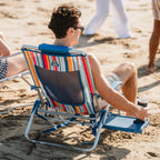Low-Profile Big Surf with Slide Table - Choice 334 - Rust-Resistant Aluminum Sand-Friendly Lounge Chair Detail