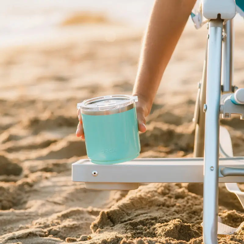 Low-Profile Big Surf with Slide Table - Choice 334 - Rust-Resistant Aluminum Sand-Friendly Lounge Chair Detail