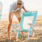 Low-Profile Big Surf with Slide Table - Choice 334 - Rust-Resistant Aluminum Sand-Friendly Lounge Chair Detail