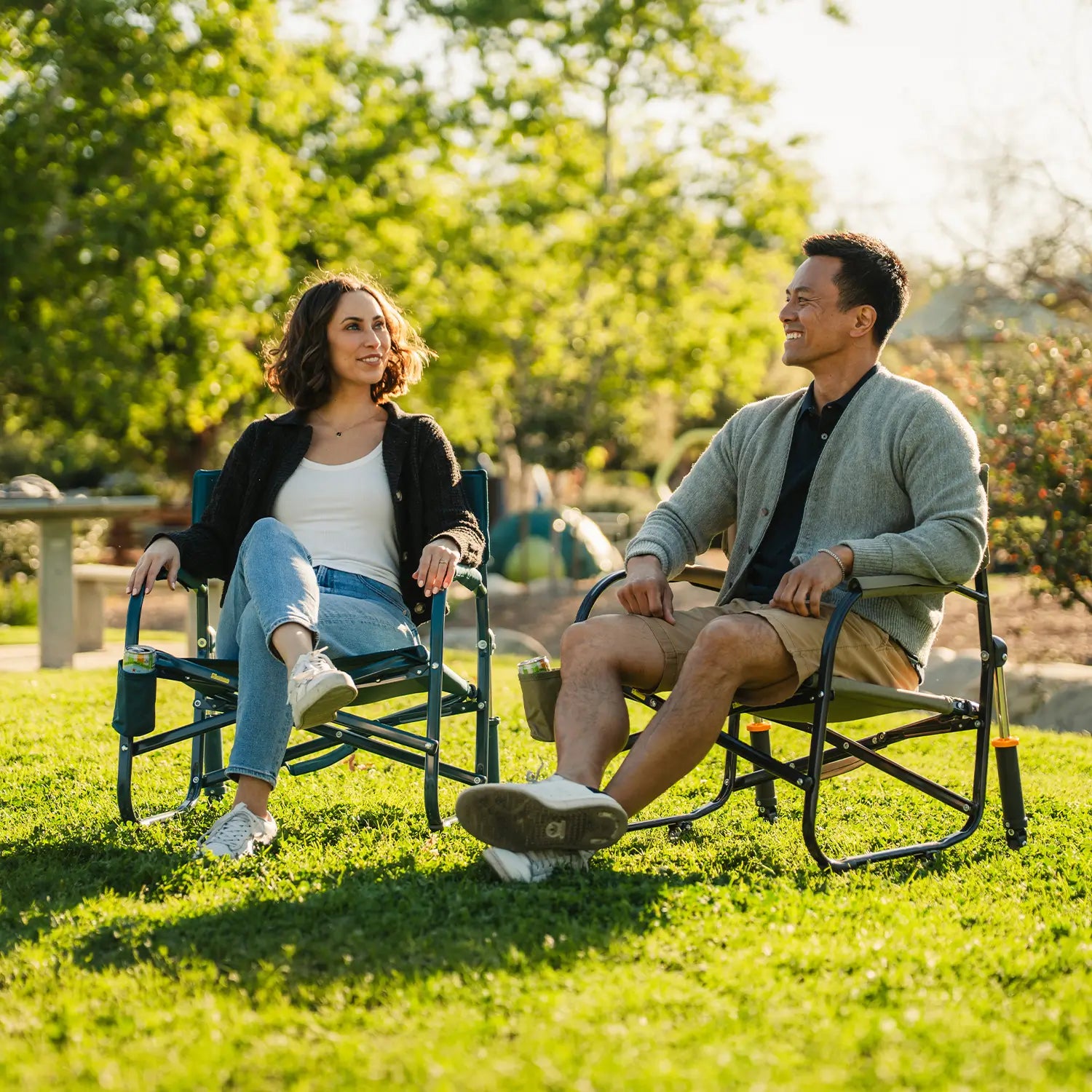 Heavy-Duty Freestyle Grab & Go Rocker - Choice 551 - Freestyle Rocker Portable Outdoor Folding Chair Detail