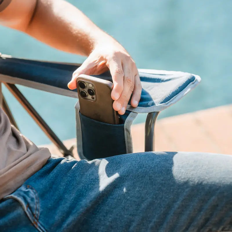 Luxury Camp Kickback Rocker - Choice 345 - Freestyle Rocker Portable Outdoor Folding Chair Detail