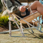 Luxury Camp Kickback Rocker - Choice 345 - Freestyle Rocker Portable Outdoor Folding Chair Detail