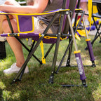 Patented Spring-Action College Comfort Pro Rocker - LSU Tigers - Choice 880 - Patented Spring-Action Rocking Chair for Camping Detail