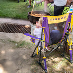 Patented Spring-Action College Comfort Pro Rocker - LSU Tigers - Choice 880 - Patented Spring-Action Rocking Chair for Camping Detail