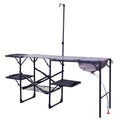 Stainless Steel BBQ Master Cook Station - Choice 171 - Heavy-Duty Stainless Steel Camp Cooking Gear - Default Title