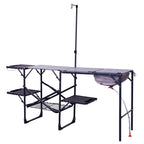Stainless Steel BBQ Master Cook Station - Choice 171 - Heavy-Duty Stainless Steel Camp Cooking Gear - Default Title