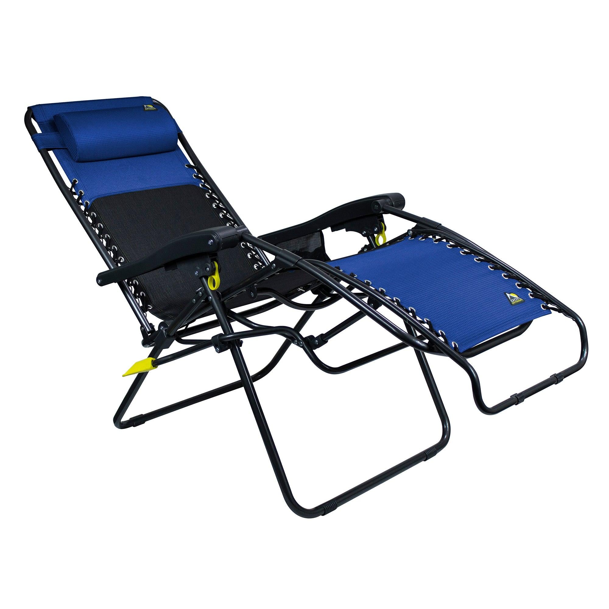 Backpack Travel Freeform Zero Gravity Lounger Bundle - Choice 507 - Multi-Position Outdoor Beach Chair with Pillow Detail
