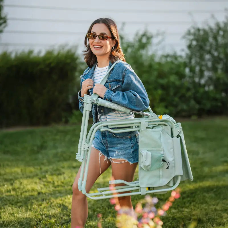 Patented Spring-Action Stowaway Rocker - Choice 794 - Patented Spring-Action Rocking Chair for Camping Detail