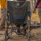 Luxury Camp Stowaway Rocker with Side Table - Choice 253 - Freestyle Rocker Portable Outdoor Folding Chair Detail