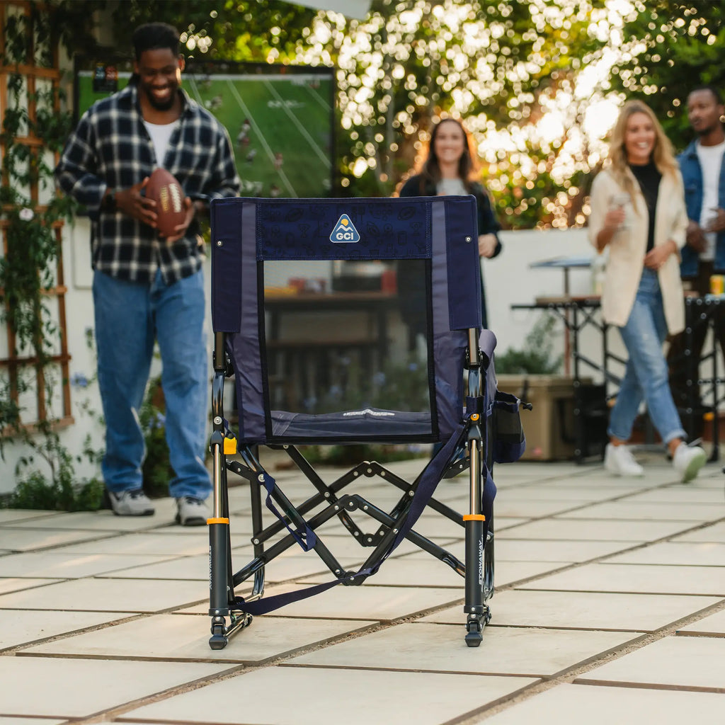 Patented Spring-Action Stowaway Rocker - Choice 794 - Patented Spring-Action Rocking Chair for Camping Detail