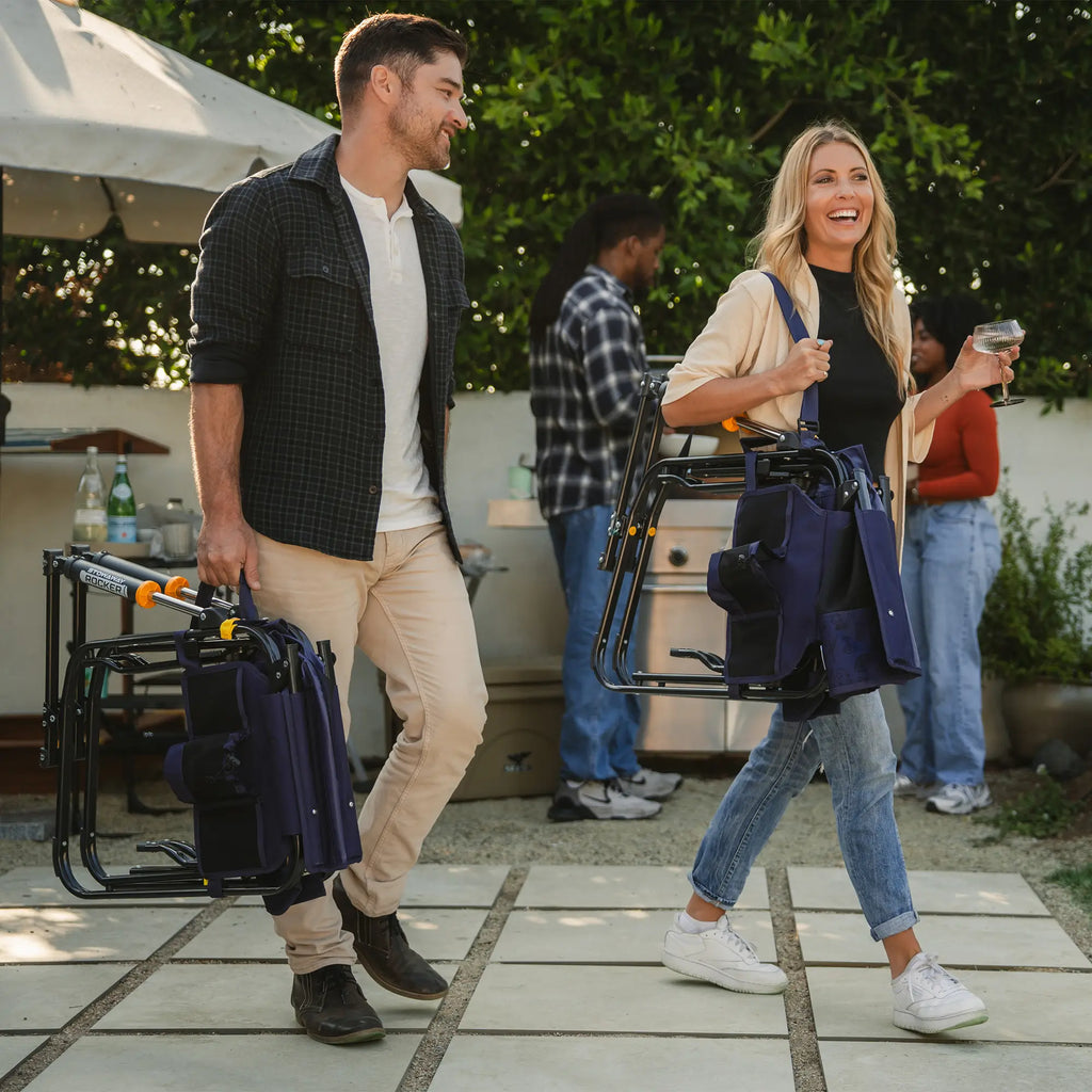 Patented Spring-Action Stowaway Rocker - Choice 794 - Patented Spring-Action Rocking Chair for Camping Detail