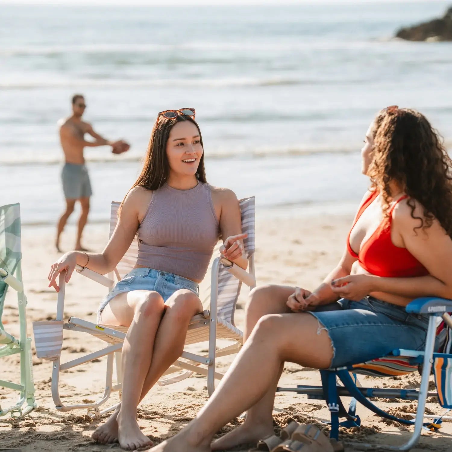Luxury Camp Beach Rocker - Choice 712 - Patented Spring-Action Rocking Chair for Camping Detail