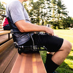 Ultra-Lightweight Big Comfort Stadium Chair with Armrests - Choice 465 - Lightweight Folding Bleacher Chair with Cushioning Detail