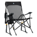 Heavy-Duty Freestyle BreezeRocker - Choice 504 - Freestyle Rocker Portable Outdoor Folding Chair - Black