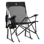Heavy-Duty Freestyle BreezeRocker - Choice 504 - Freestyle Rocker Portable Outdoor Folding Chair - Black