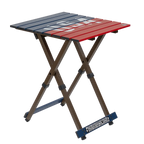 Portable Staging Compact Camp Table 20 - USA Anniversary Deluxe - Choice 757 - Master Outdoor Kitchen Station for Tailgating & BBQ - Default Title
