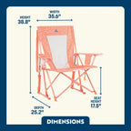 Smooth Motion Comfort Pro Rocker - Choice 375 - Freestyle Rocker Portable Outdoor Folding Chair Detail