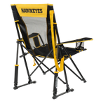 Heavy-Duty Freestyle College Comfort Pro Rocker - Iowa Hawkeyes - Choice 249 - Freestyle Rocker Portable Outdoor Folding Chair Detail