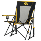 Heavy-Duty Freestyle College Comfort Pro Rocker - Iowa Hawkeyes - Choice 249 - Freestyle Rocker Portable Outdoor Folding Chair Detail