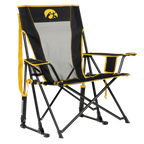 Heavy-Duty Freestyle College Comfort Pro Rocker - Iowa Hawkeyes - Choice 249 - Freestyle Rocker Portable Outdoor Folding Chair - Default Title
