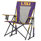 Patented Spring-Action College Comfort Pro Rocker - LSU Tigers - Choice 880 - Patented Spring-Action Rocking Chair for Camping Detail