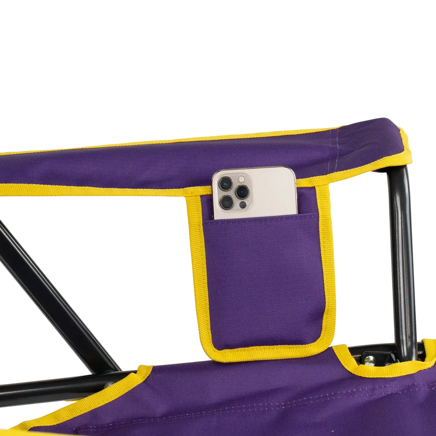 Patented Spring-Action College Comfort Pro Rocker - LSU Tigers - Choice 880 - Patented Spring-Action Rocking Chair for Camping Detail