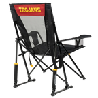 Luxury Camp College Comfort Pro Rocker - USC Trojans - Choice 856 - RoadTrip Rocker Smooth Motion Camp Chair Detail