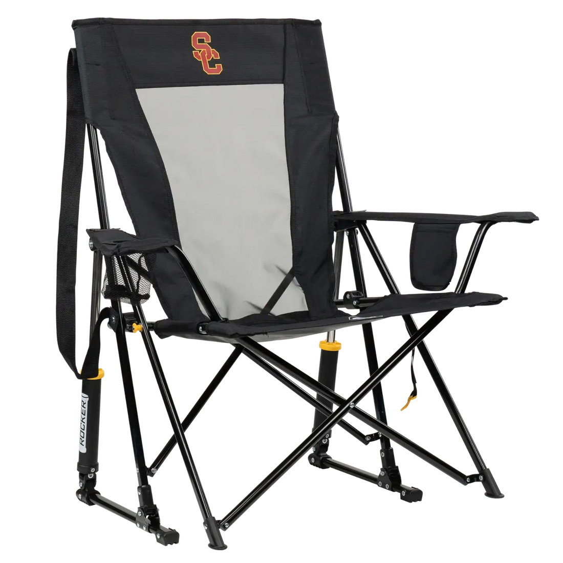 Luxury Camp College Comfort Pro Rocker - USC Trojans - Choice 856 - RoadTrip Rocker Smooth Motion Camp Chair - Default Title